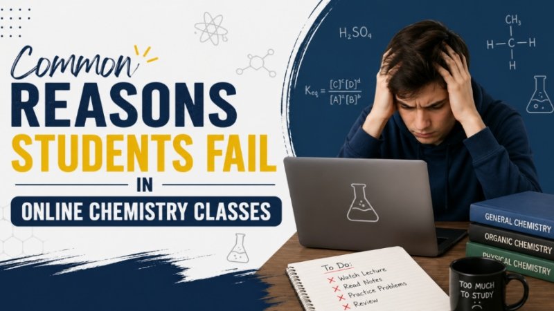 Common Reasons Students Fail in Online Chemistry Classes