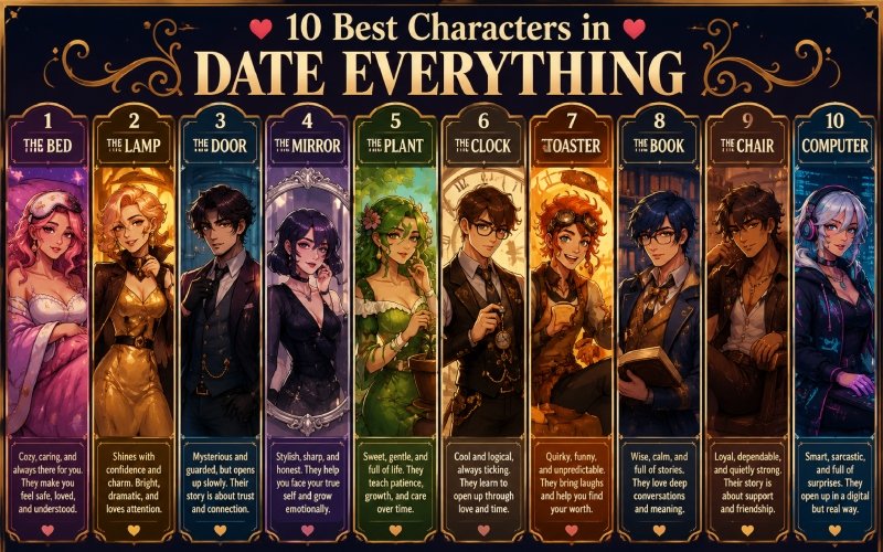 10 Best Characters in Date Everything: Top Fan Favorites Ranked